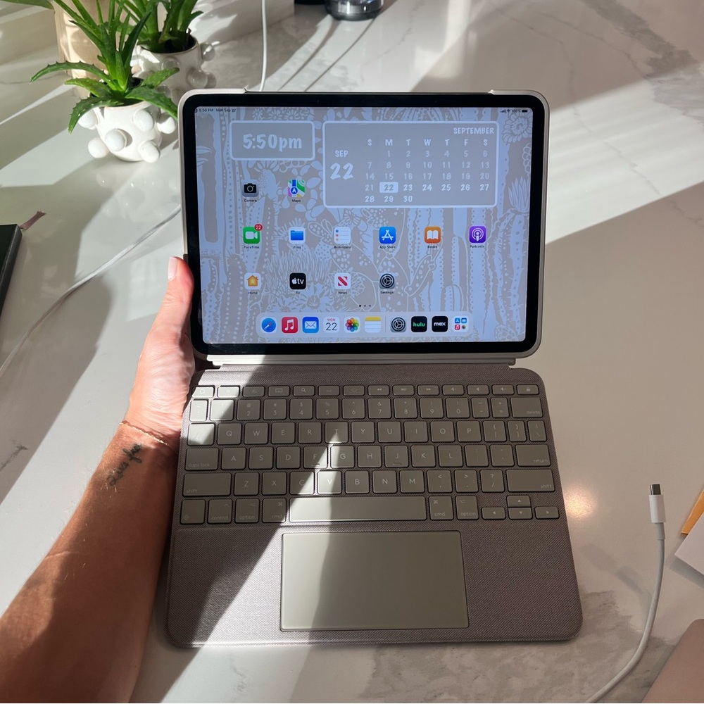 LIKE NEW: iPad with case